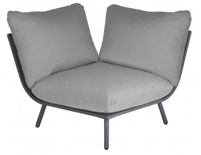 Комплект для отдыха из металла Alexander Rose TEA- BEACH LOUNGE модульный диван + 2 столика