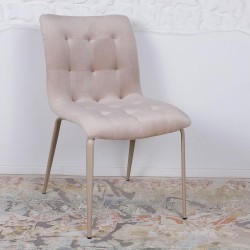 Обеденный стул из текстиля NL- WEEK капучино