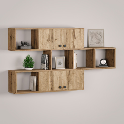 Полка навесная настенная 75х135х22 см KOD- ПК-5