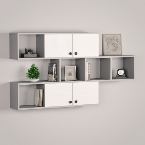 Полка навесная настенная 75х135х22 см KOD- ПК-5