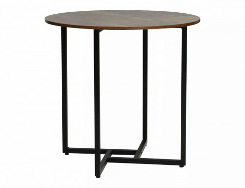 Комплект: круглый стол SIGNAL Alto II  коричневый + 3 стула SIGNAL Jake Nea оливковый