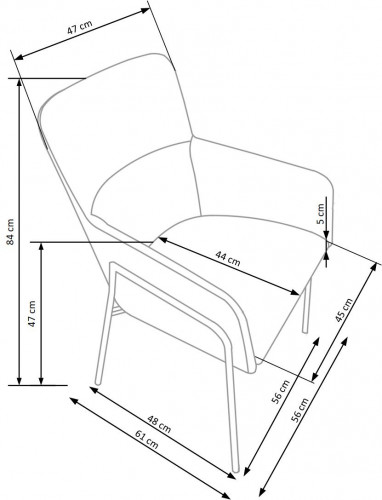 Стул PL- HALMAR K-327