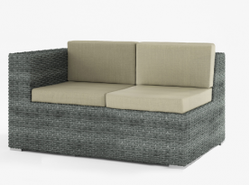 ​Модульный угловой диван из техноротанга NTS- SAN SET 602/2 правый