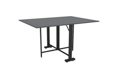 Стол раскладной AMF- Fold 2 FL2 1400 (1380/210х1000х750Н) черный/ серый шифер