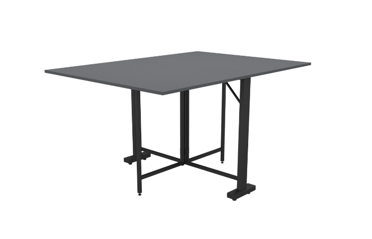 Стол раскладной AMF- Fold 2 FL2 1400 (1380/210х1000х750Н) черный/ серый шифер