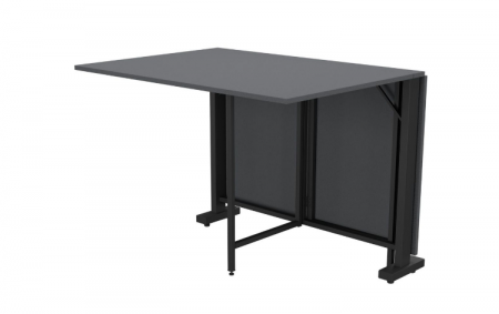 Стол раскладной AMF- Fold 2 FL2 1400 (1380/210х1000х750Н) черный/ серый шифер