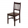Фото №1 - IDEA обеденный стул 869H темно-коричневый лак