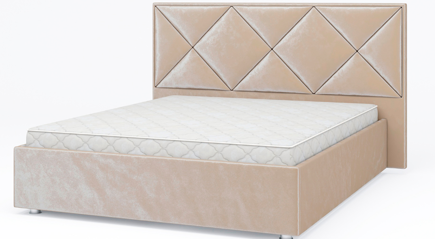 Кровать двуспальная мягкая MLX- Кристалл (с подъемным механизмом)