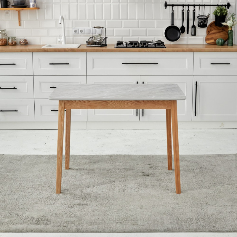 Комплект кухонной мебели Ont- Антонио 120 Мрамор серый + 4 Стула Дарио