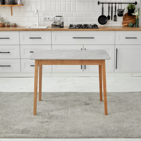 Комплект кухонной мебели Ont- Антонио 120 Мрамор серый + 4 Стула Дарио