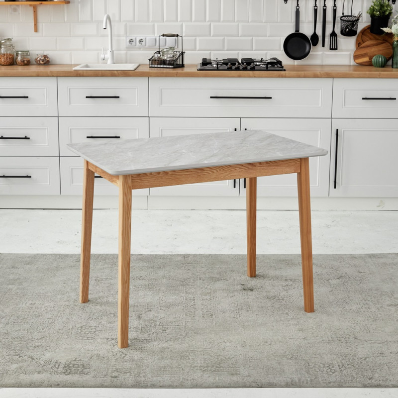 Комплект кухонной мебели Ont- Антонио 120 Мрамор серый + 4 Стула Дарио