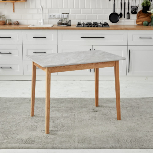 Комплект кухонной мебели Ont- Антонио 120 Мрамор серый + 4 Стула Дарио