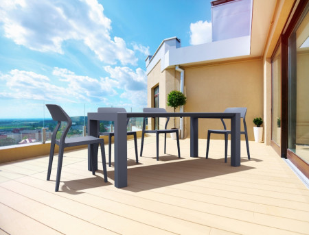 Стол уличный раздвижной Siesta Vegas 180-220 (серый)