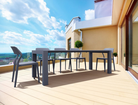 Стол уличный раздвижной Siesta Vegas 180-220 (серый)