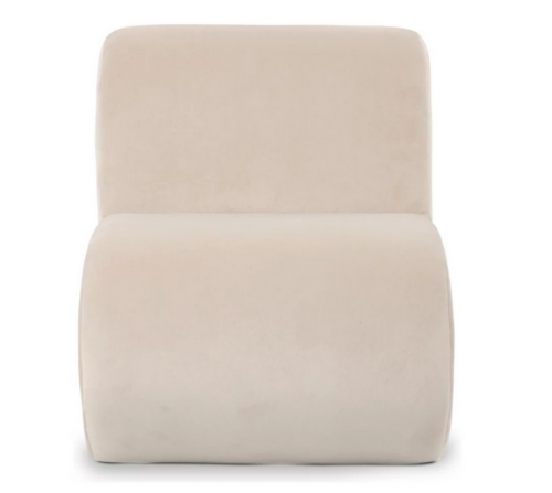 Кресло CRV- Sawyer Greek marble velvet бежевый