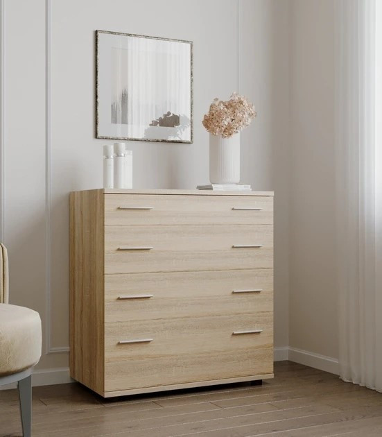 Комод для постельного белья EVR- К-2 дуб Сонома