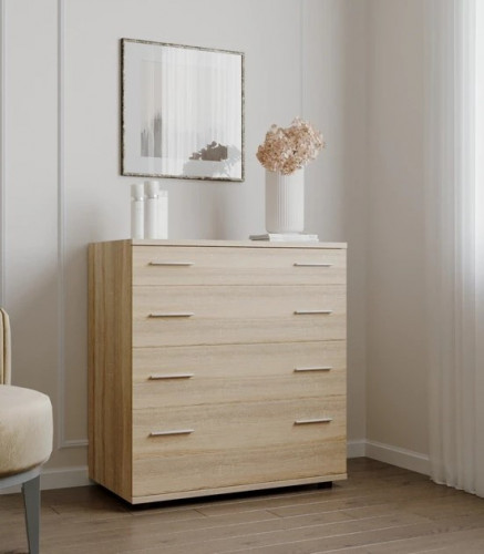 Комод для постельного белья EVR- К-2 (телескопы) дуб Сонома