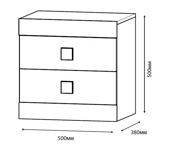 Тумба прикроватная EVR- Соната венге + фасад крафт золотой
