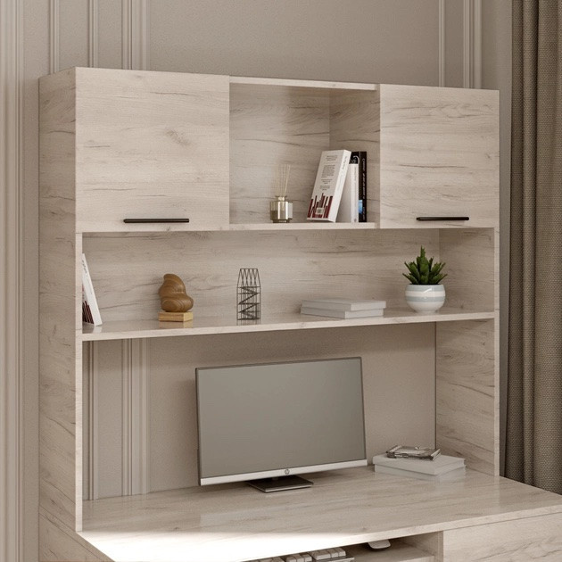 Надстройка для стола EVR- Соната крафт белый