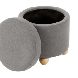 Пуф Mil- Piano 41х41х44 см. Серый