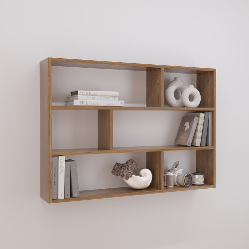 Полка для книг навесная настенная KOD- ПК-6