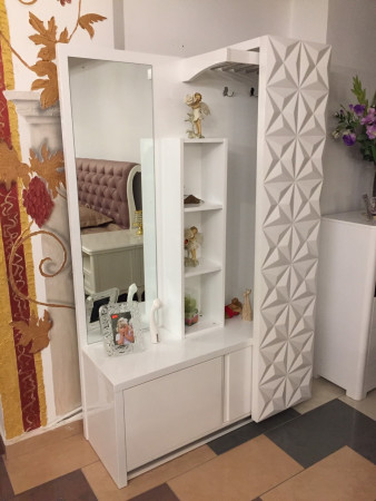 Прихожая SMS- Марсала белый глянец