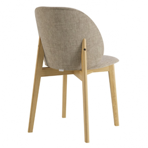 Стул обеденный LVK- Robin натуральный дуб (массив дуба)  