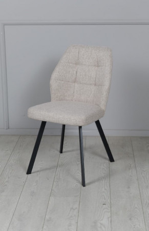 Стул обеденный TOP- Окси бежевый (ноги черный)     