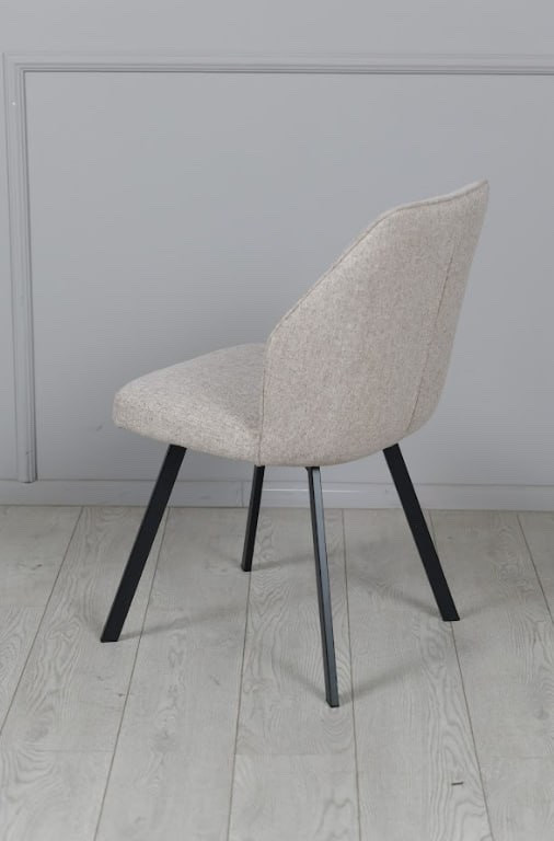 Стул обеденный TOP- Окси бежевый (ноги черный)     