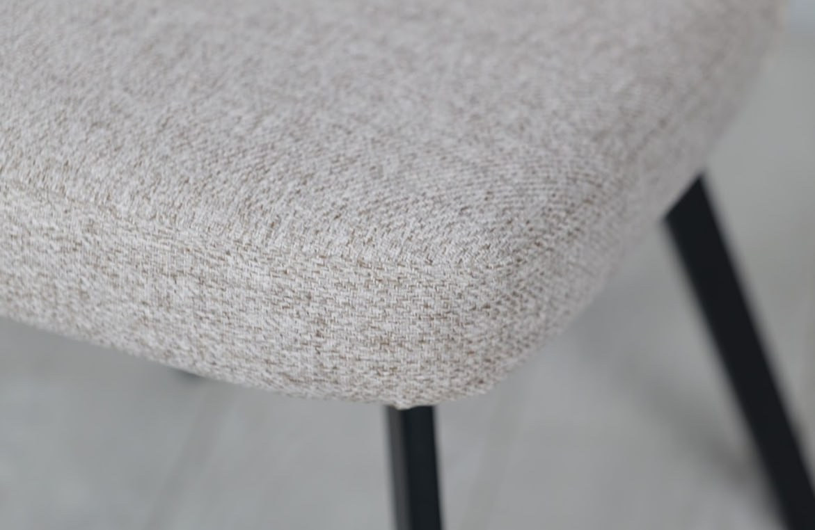 Стул обеденный TOP- Окси бежевый (ноги черный)     