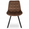 Стул обеденный MEBEL ELITE RICK коричневый велюр
