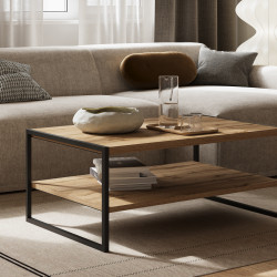 Стол кофейный Helvetia EKO 24N0MJ97 (дуб вотан/черный)