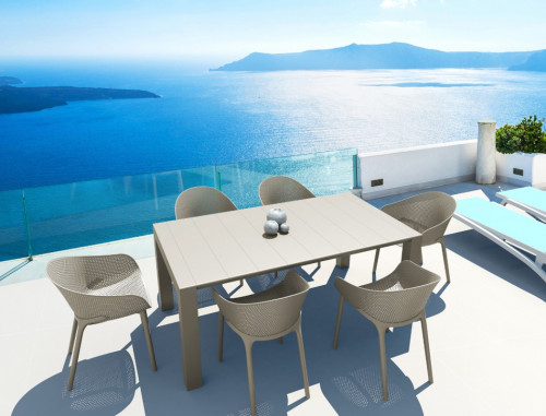 Стол уличный раздвижной Siesta Vegas 180-220 (бежевый)