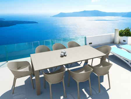 Стол уличный раздвижной Siesta Vegas 180-220 (бежевый)