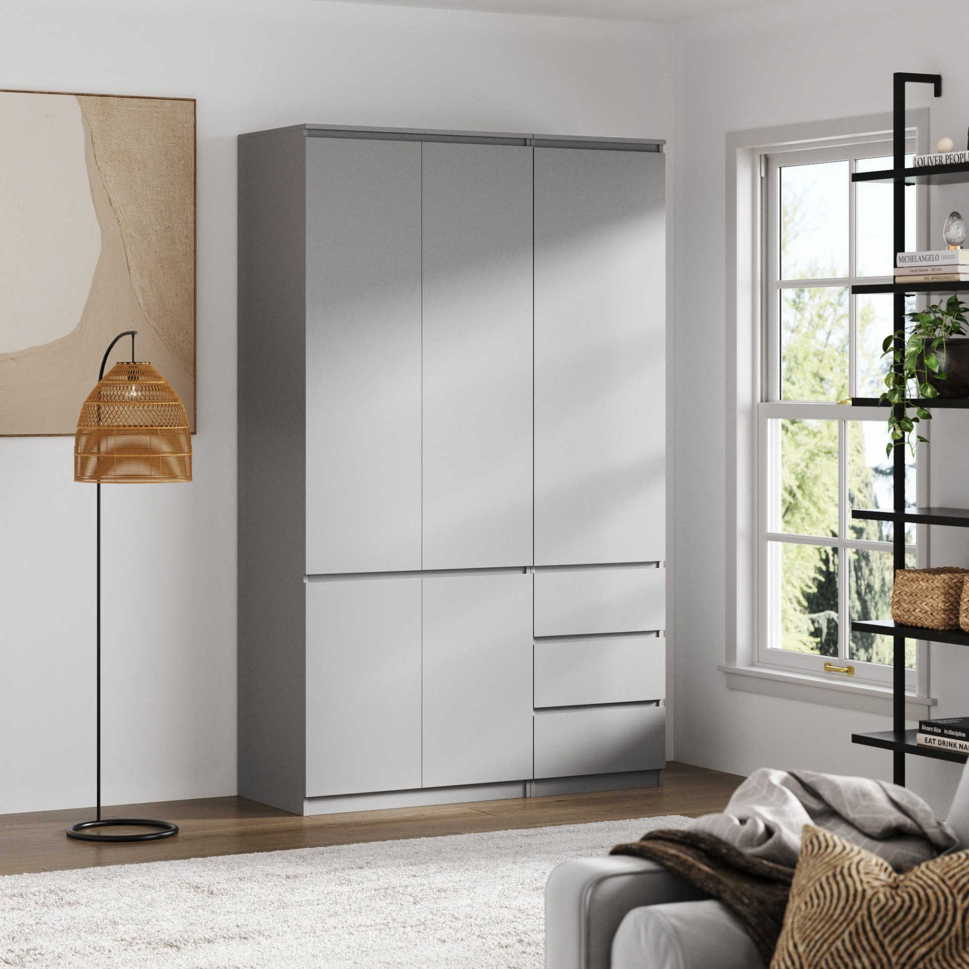 Комплект (ШК-80стиль + ШК-стиль-4ф) KOD- ШК-130 стиль