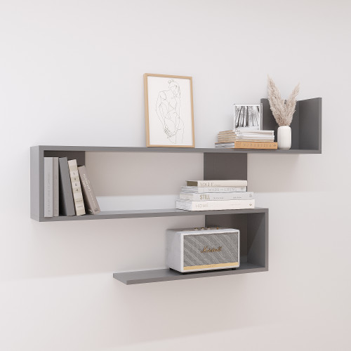 Полка навесная настенная 72х120х15 см KOD- ПК-7