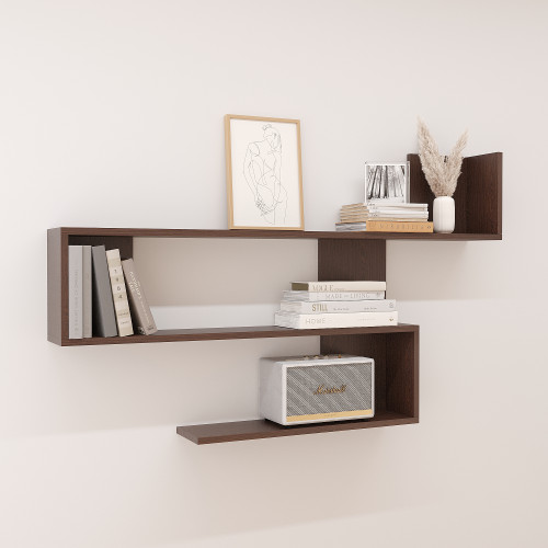 Полка навесная настенная 72х120х15 см KOD- ПК-7