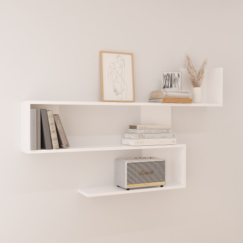 Полка навесная настенная 72х120х15 см KOD- ПК-7