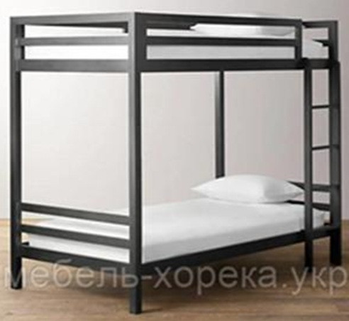 Кровать двухъярусная металлическая PKR- Квадро