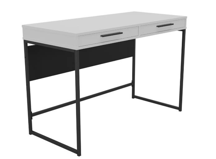 Стол компьютерный AMF- Campari Cr1200 (1200х500х800Н) черный / белый