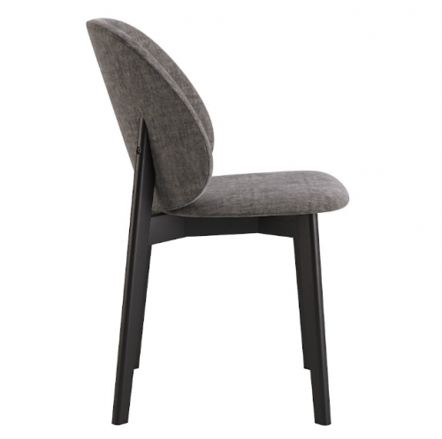 Стул обеденный LVK- Robin массив ясеня (черный)   