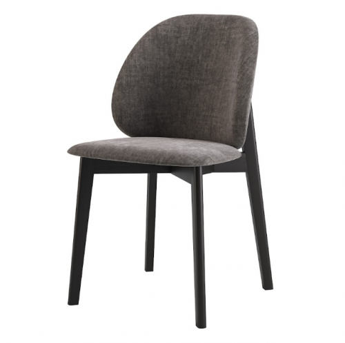 Стул обеденный LVK- Robin массив ясеня (черный)   