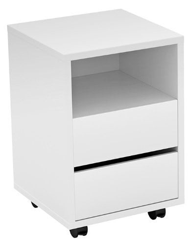 Комплект письменный стол + тумба Helvetia AGAPI 2497LZ07 (белый)