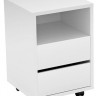 Комплект письменный стол + тумба Helvetia AGAPI 2497LZ07 (белый)