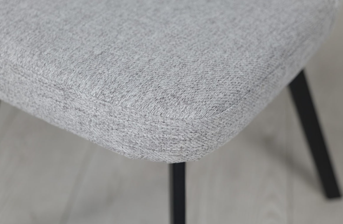 Стул обеденный TOP- Окси серый (ноги черный)      