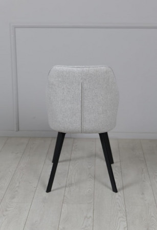 Стул обеденный TOP- Окси серый (ноги черный)      