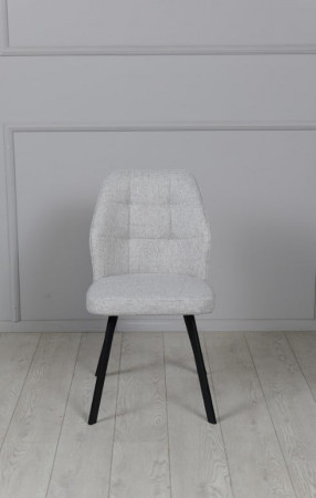 Стул обеденный TOP- Окси серый (ноги черный)      