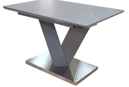 Стол обеденный модерн DSN- DT 8117 керамика серый