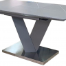 Стол обеденный модерн DSN- DT 8117 керамика серый