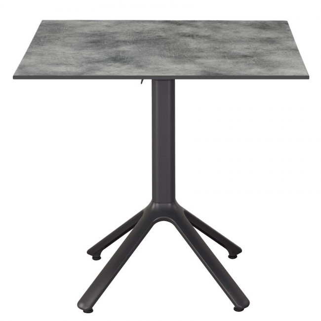 Стол обеденный VLL- SCAB Nemo Folding 80x80 (бетон/антрацит)